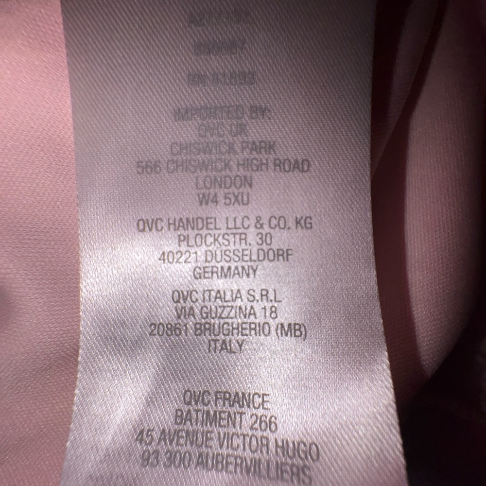Isaac Mizrahi Pink Lace Short Sleeve Blouse - Picture 5 of 5